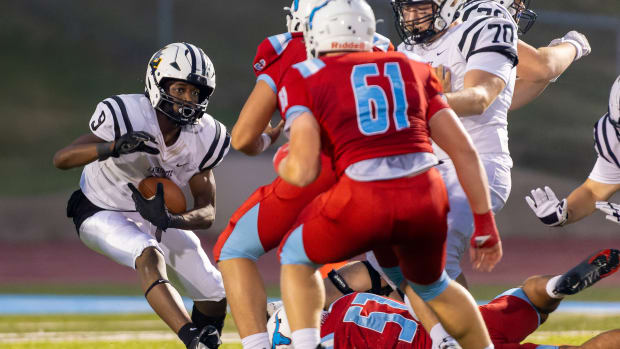 Lafayette at Parkway West Missouri football Sept 23 2022 Sophia Scheller 4090